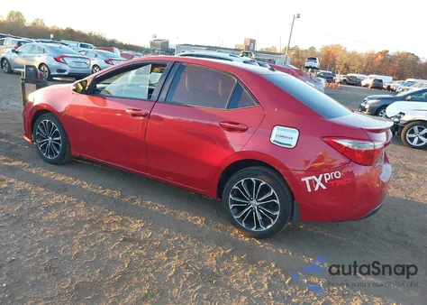 2014 Toyota Corolla S Plus из США, поврежденный, VIN 2T1BURHE8EC079562
